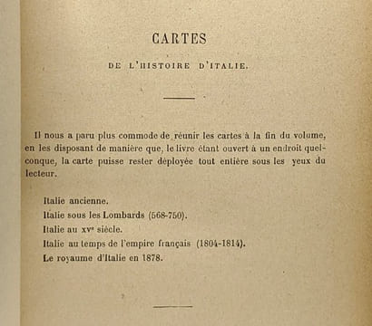 Histoire résumée d'Italie - depuis la date de l'Empire romain jusqu'à la fondation du royaume italien à la mort de Pie IX et de Victor-Emmanuel II- 6e ...