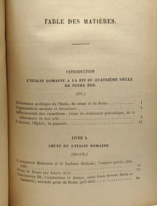 Histoire résumée d'Italie - depuis la date de l'Empire romain jusqu'à la fondation du royaume italien à la mort de Pie IX et de Victor-Emmanuel II- 6e édition