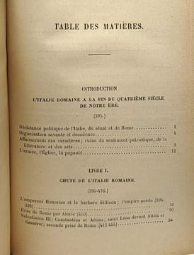 Histoire résumée d'Italie - depuis la date de l'Empire romain jusqu'à la fondation du royaume italien à la mort de Pie IX et de Victor-Emmanuel II- 6e ...