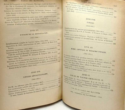 Histoire résumée d'Italie - depuis la date de l'Empire romain jusqu'à la fondation du royaume italien à la mort de Pie IX et de Victor-Emmanuel II- 6e ...