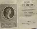 Bucoliques de Virile - par P.F. Tissot - 4e édition revue et corrigée - accompagnées de remarques sur le texte et de tous les passages de théocrite ...