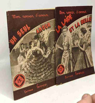 10 livres collection "mon roman d'amour": mariée sans amour + sa vangeance + une pauvre gosse + fille de la haine + près de toi toujours + l'aveu + un ...