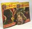 5 livres collection "allo police": madame Patterson aime le silence; la maison dans les sables le cercle de minuit; le club des monstres; ça tire dur. ...