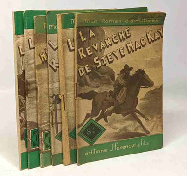 6 livres "Mon Roman d'aventures": la montane d'argent; la vengeance du Ranchero; mission remplie; La revanche du Gaucho; L'écumeur du Gila; La ...