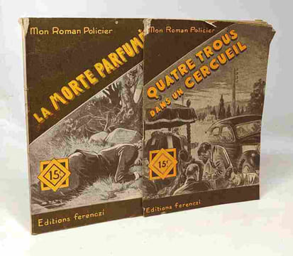 7 livres "Mon Roman policier": la baignoire à écluse le pont de curicuba; quatre trous dans un cercueil; la morte parfumée; la perle de l'acrobate; tu ...