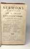 Sermons choisis de S. Jean Chrysostome traduit du Grec TOME PREMIER (43 sermons) + TOME SECOND (41 sermons). S. Jean Chrysostome