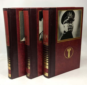 3 livres collection "les hommes qui ont fait l'histoire": Roosevelt + Churchill + Mussolini