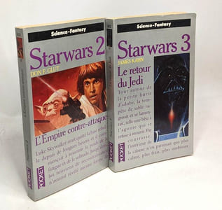 La guerre des étoiles Tome 2 : L'empire contre-attaque + Tome 3: Le retour du Jedi ---- 2 livres