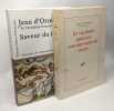 Le vagabond qui passe sous une ombrelle trou&eacute;e + Saveur du temps; chronique du temps qui passe --- 2 livres. Ormesson Jean d'