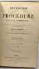 Dictionnaire de proc&eacute;dure civile et commerciale - tome cinqui&egrave;me - troisi&egrave;me &eacute;dition consid&eacute;rablement augment&eacute;e. Bioche M