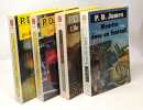 Meurtres en blouse blanche + La meurtri&egrave;re + L'&icirc;le des morts + Meurtre dans un fauteuil -- 4 livres. James P.D