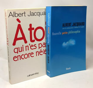 A toi qui n'es pas encore né(e) + Nouvelle petite philosophie --- 2 livres