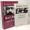 Karl Marx: ou l'esprit du monde + Urgences fran&ccedil;aise --- 2 livres. Attali Jacques