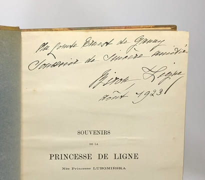 Souvenirs de la princesse de Ligne née princesse Lubomirska -pages détachées de ses cahiers et publiées par la Princesse Ch. de Ligne - 1815-1850 - 2e ...