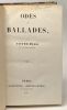 Odes et ballades. Hugo Victor