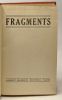 Fragments + Nouveaux fragments suivis de incidents mélancoliques --- 2 livres compilés dans un volume. Cantacuzène Charles-adolphe