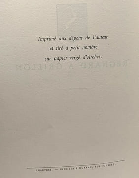 Le poète J. Fr Regnard en son chasteau de grillon - étude topographique littéraire et morale suivie de la publication des actes originaux de scellés ...
