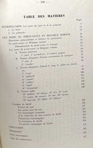 Les noms du porte-seaux en Belgique romane - le terme liégois hârkê - collection d'études