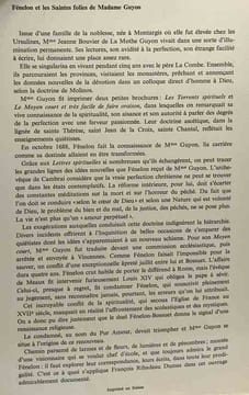Fénelon et les saintes folies de Madame Guyon. Ribadeau Dumas François
