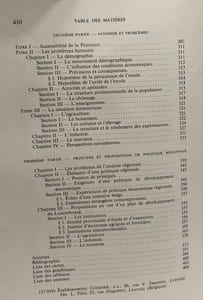 La province de Luxembourg - étude économique et sociale sous la direction de P. Rousseaux - centre d'études sociales