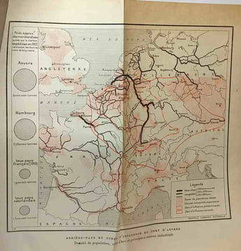 Anvers et l'avenir de l'entente - de l'influence prépondérante des moyens de transport dans la lutte économique - avec une grande carte en deux ...