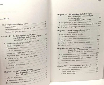 L'écriture âme de la théologie - collection IET n°9. Lafontaine Piret Alett Simoens Theobald Gibert Hennaux Sonnet Pelletier Chapelle