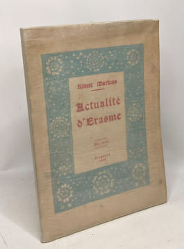 Actualité d'Erasme. Marinus Albert