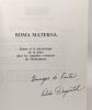 ROMA MATERNA - avec hommage de l'auteur. DRAGOVITCH MILENA