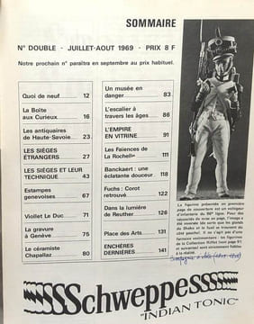 Les faïences de la Rochelle - l'Empire en vitrine - ABC décor - le guide des antiquités n°57-58 juillet août 1969. Collectif