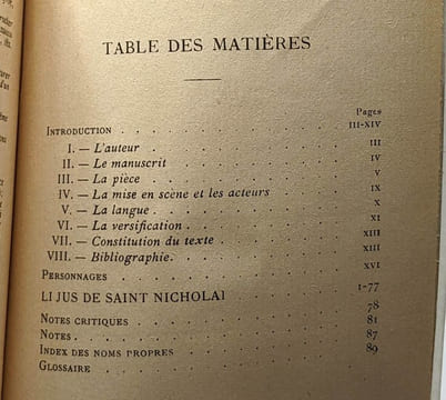 Jean Bodel trouvère artésien du XIIIe siècle - le jeu de Saint Nicolas --- les classiques français du Moyen Age. Jeanroy Alfred (édité Par)