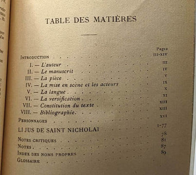 Jean Bodel trouvère artésien du XIIIe siècle - le jeu de Saint Nicolas --- les classiques français du Moyen Age. Jeanroy Alfred (édité Par)