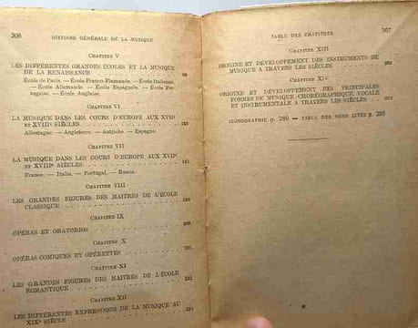 Histoire générale de la musique. Landowski W.l