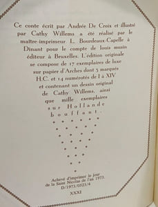 La belle étrangère conte d'Andrée de Croix illustré par Cathy Willems