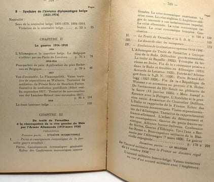 La Belgique et la Crise Européenne 1914-1943. Wullus-Rudiger J.A
