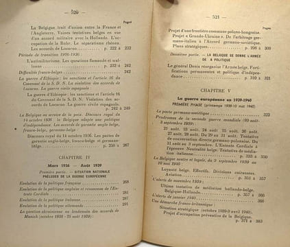 La Belgique et la Crise Européenne 1914-1943. Wullus-Rudiger J.A