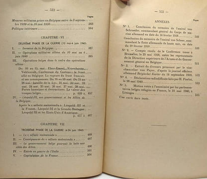 La Belgique et la Crise Européenne 1914-1943. Wullus-Rudiger J.A
