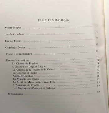 Deux lais féeriques bretons - Graelent et Tyolet. Braet Herman