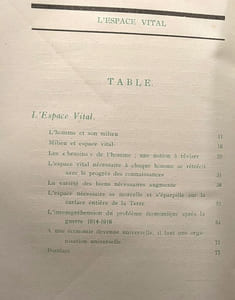 L'espace vital - exemplaire numéroté 294/550