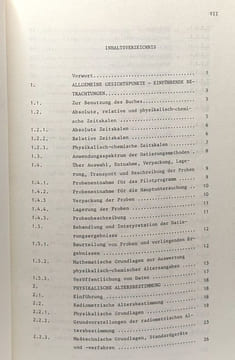 Einführung in die methoden der physikalischen und chemischen altersbestimmung. A. Geyh Mebus