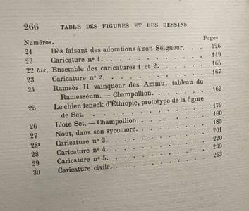 La caricature égyptienne historique politique et morale - description interprétation - 5 caricatures en fac-similé 28 gravures dont 14 hors texte