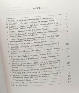 LATHENAION POLITEIA DI ARISTOTELE 1891-1991 - per un bilancio di cento anni di studi. MADDOLI G. Edizioni Scientifiche Italiane SpA