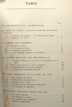L'épopée des grands travaux TOME UN Et DEUX - de la tour de Babel à la cité de l'atome. Poirier René
