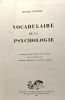 Vocabulaire de la psychologie. Piéron Henri