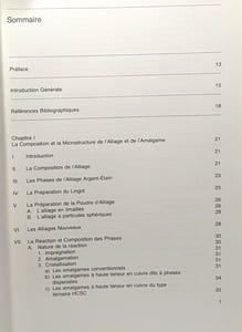 L'amalgame dentaire - sa microstructure ses propriétés et sa technique de manipulation