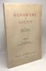 Humanisme et société - préface par M. Antony Babel. Cornez Émile