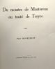Du meurtre de Montereau au traité de Troyes - classe des lettres et des sciences morales et politiques mémoires TOME LII fascicule 4. Bonenfant Paul