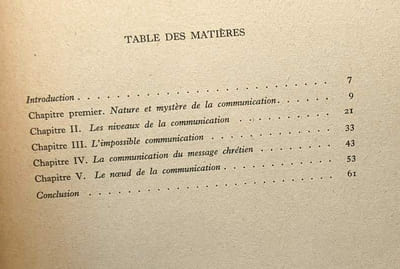 La rencontre d'autrui - remarques sur le problème de la communication - Cahiers théologiques n°36