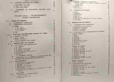 Notions de culture de l'Elaeis au Congo Belge - Royaume de Belgique ministère des colonies. R. Vanderweyen