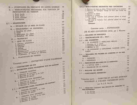 Notions de culture de l'Elaeis au Congo Belge - Royaume de Belgique ministère des colonies. R. Vanderweyen