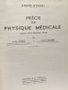 Précis de physique médicale - 5e édition entièrement refondue. Strohl André
